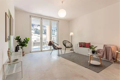 Дневна соба; поглед, природно светло, модерни стил, плочице