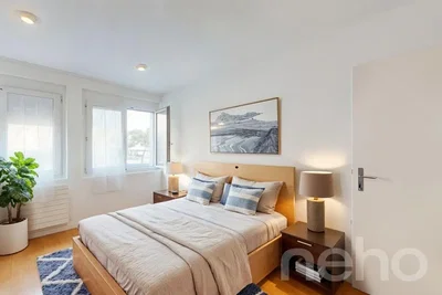 Yatak odası; doğal ışık, modern stil