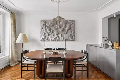 Mutfak; ahşap zemin, modern stil, doğal ışık