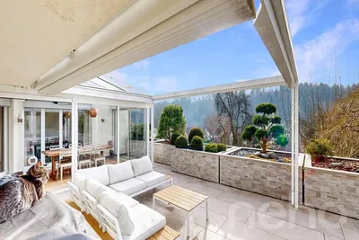 Terrasse; blick, tageslicht