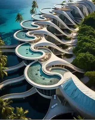 Kuća i okolina; pogled