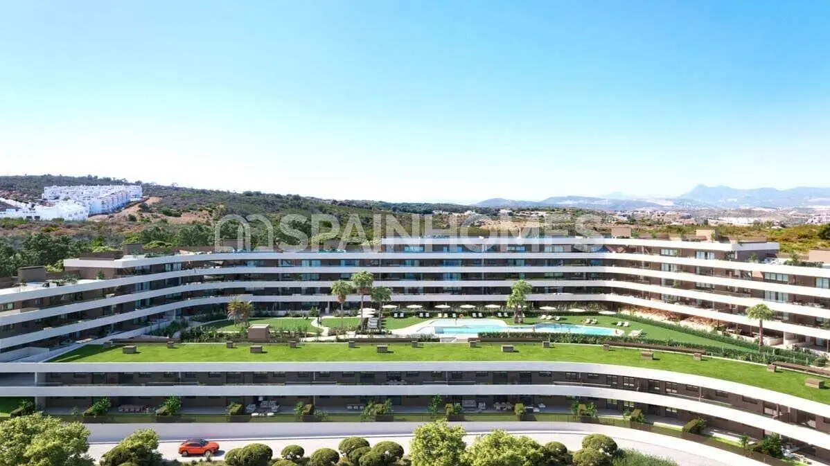 Casa y alrededores; vista