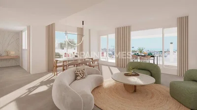 Oturma odası; manzara, doğal ışık, modern stil