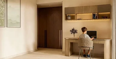 Chambre d'enfant; style moderne, lumière naturelle