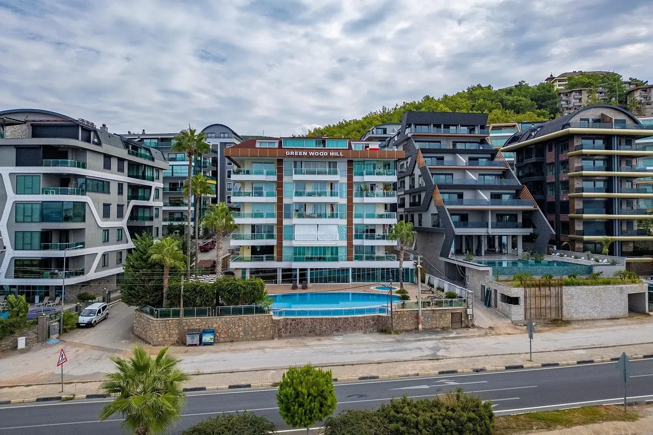 Casa e arredores; vista