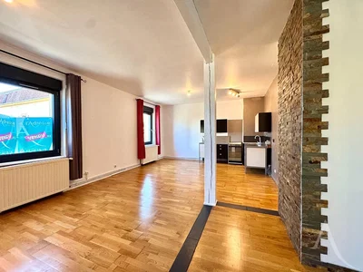 Dnevna soba; drveni pod, prirodno svjetlo, renoviran, kuhinjski aparati