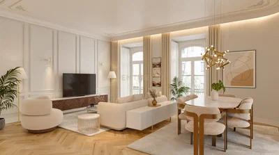 Дневна соба; природно светло, модерни стил, дрвени под