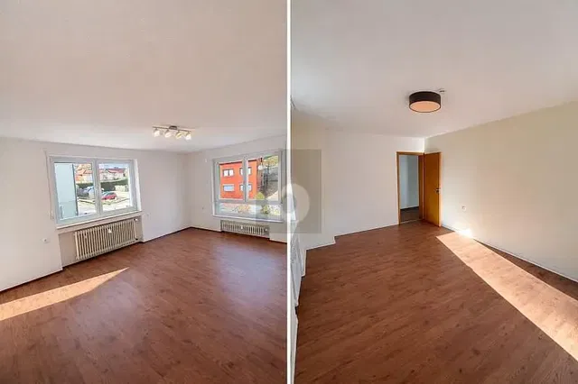 Wohnzimmer; holzboden, tageslicht