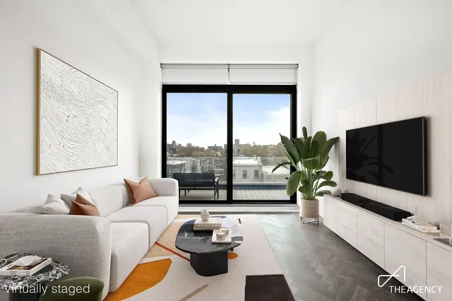 Salón; vista, luz natural, estilo moderno, suelo de madera