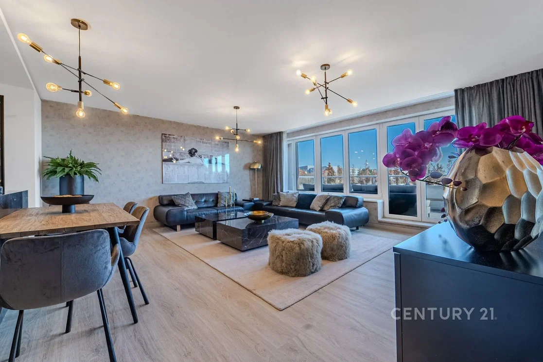 Wohnzimmer; blick, moderner stil, tageslicht