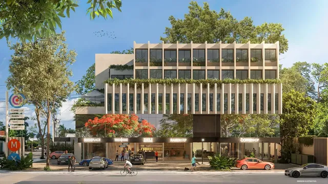 Maison et environs; vue, commercial