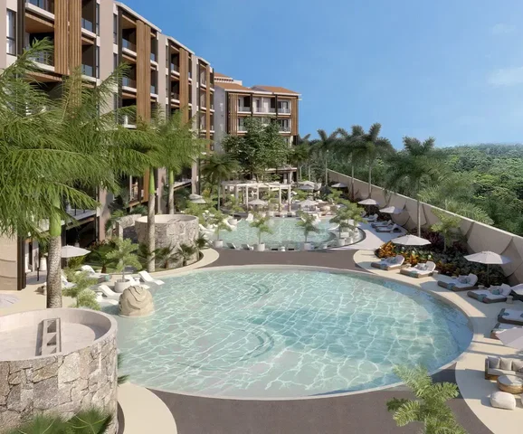 House and surroundings; view, natural light