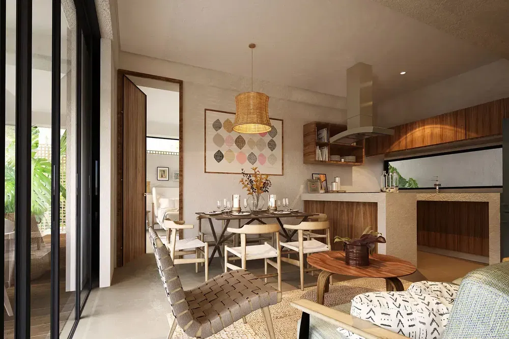 Wohnzimmer; blick, tageslicht, moderner stil