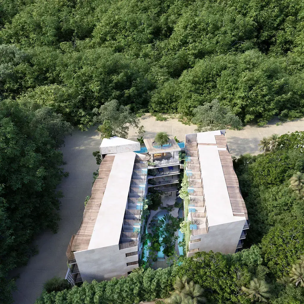 Maison et environs; vue