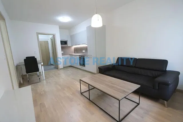 Salon; style moderne, parquet, lumière naturelle, électroménager