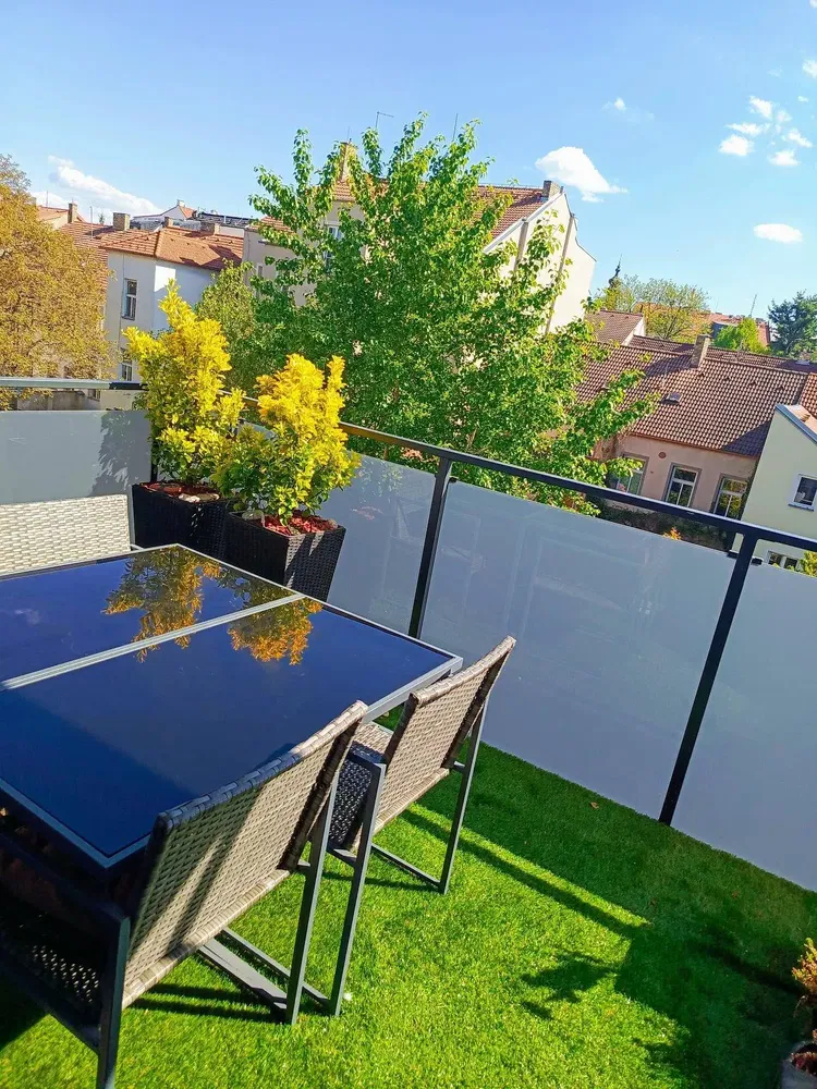 Balkon; blick, tageslicht