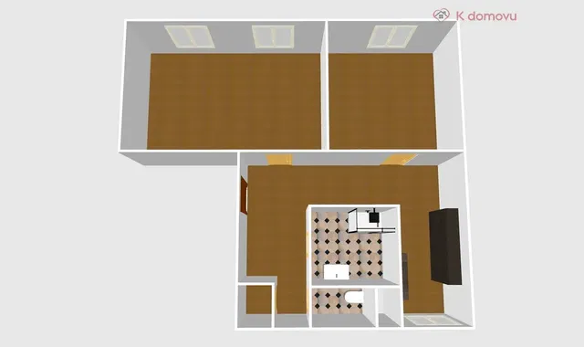 Badkamer; tegelvloer