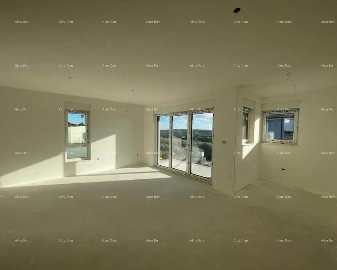 Obývací pokoj; výhled, přirozené světlo, nutná rekonstrukce