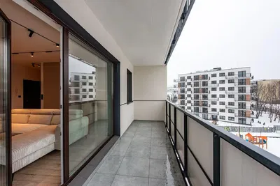 Balkon; manzara, fayans zemin