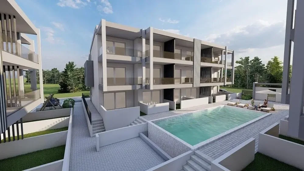 Maison et environs; vue