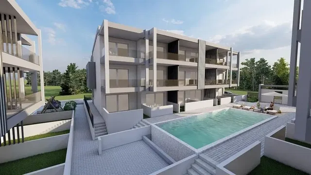 Dům a okolí; výhled