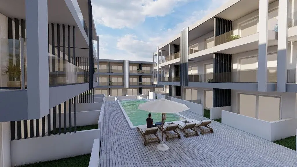 Maison et environs; vue