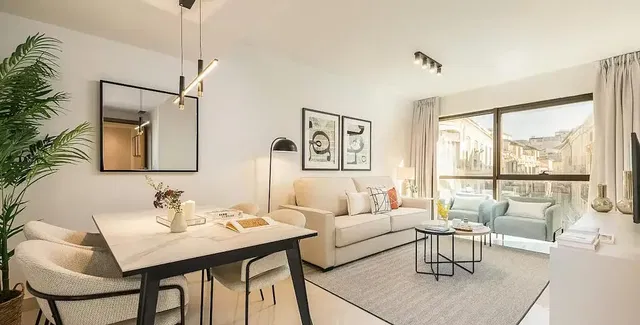 Oturma odası; manzara, doğal ışık, modern stil