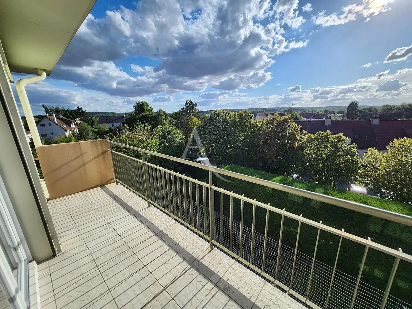 Balkon; blick, fliesenboden