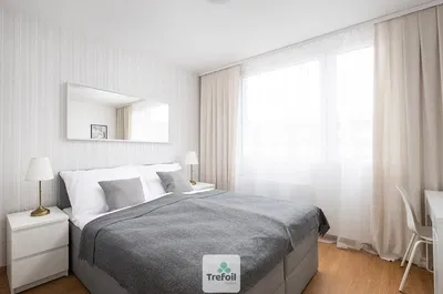 Slaapkamer; natuurlijk licht, moderne stijl