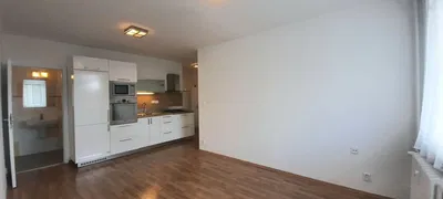 Küche; küchengeräte, tageslicht, holzboden, renoviert