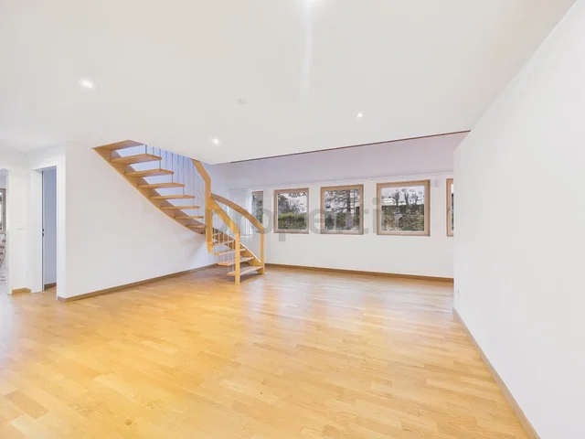 Wohnzimmer; holzboden, tageslicht