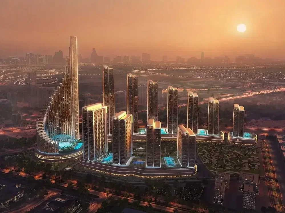 Maison et environs; vue