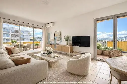 Oturma odası; manzara, doğal ışık, modern stil