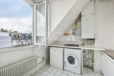 Mutfak; manzara, mutfak aletleri, fayans zemin