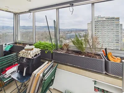 Balkon; blick, tageslicht