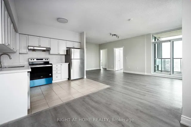 Kitchen; kitchen appliances, tile floor, view, natural light, renovated