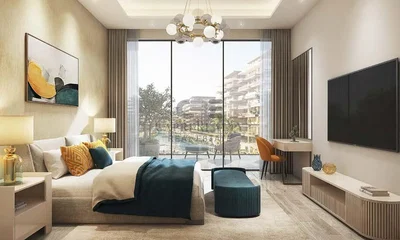 Chambre; vue, style moderne, lumière naturelle