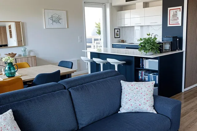 Woonkamer; natuurlijk licht, moderne stijl