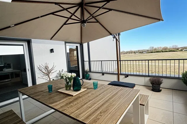 Terras; uitzicht, natuurlijk licht