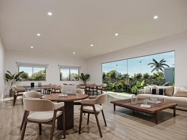 Living room; view, natural light