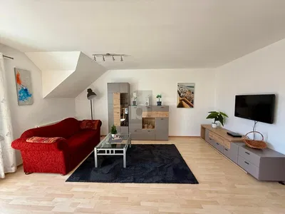 Дневна соба; природно светло, модерни стил