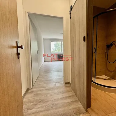 Baño; suelo de madera, luz natural, vista