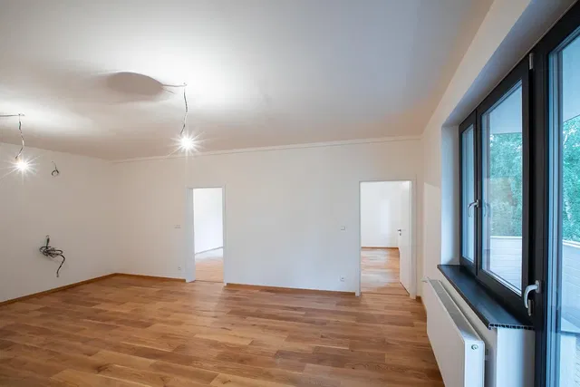 Wohnzimmer; holzboden, tageslicht, renoviert
