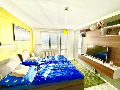 Chambre; lumière naturelle, style moderne