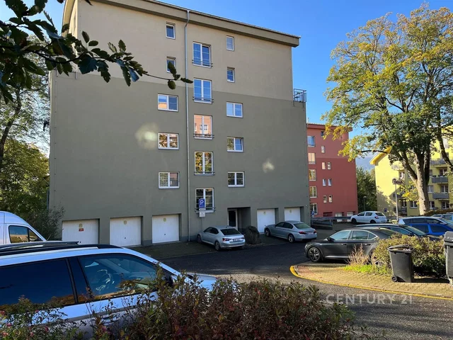 House and surroundings; view