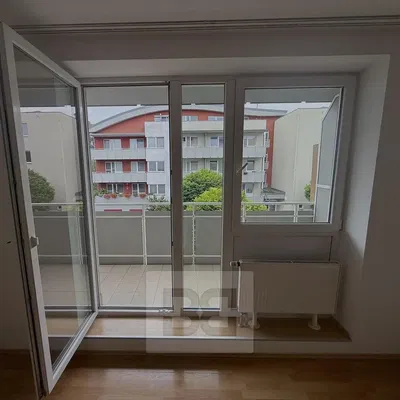 Balkon; blick, holzboden