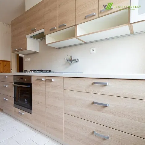 Keuken; keukenapparatuur, tegelvloer, gerenoveerd, natuurlijk licht, moderne stijl