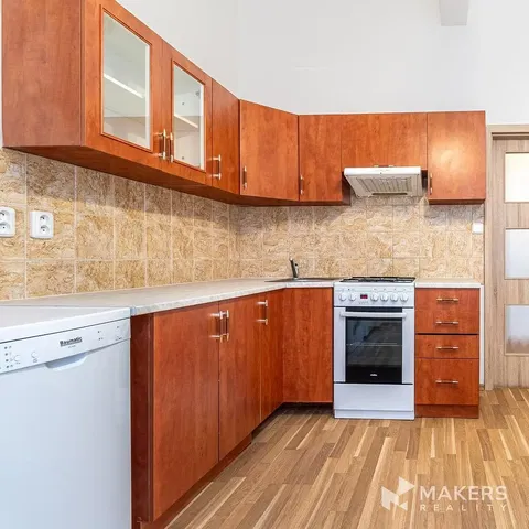 Küche; küchengeräte, fliesenboden, renoviert, tageslicht, moderner stil