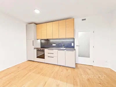 Küche; küchengeräte, holzboden, renoviert, tageslicht, moderner stil