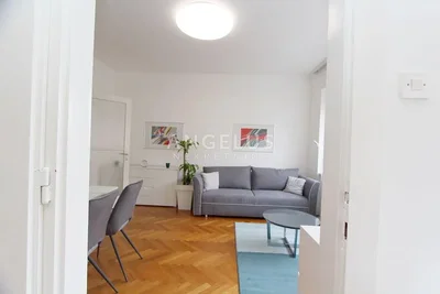 Salon; lumière naturelle, parquet, style moderne